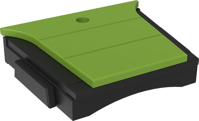 LuxCraft Balcony Tete-a-Tete Table (Lime Green & Black)