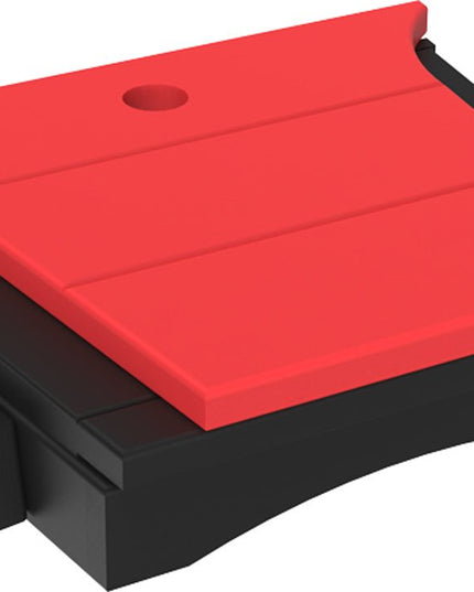 LuxCraft Balcony Tete-a-Tete Table (Red & Black)