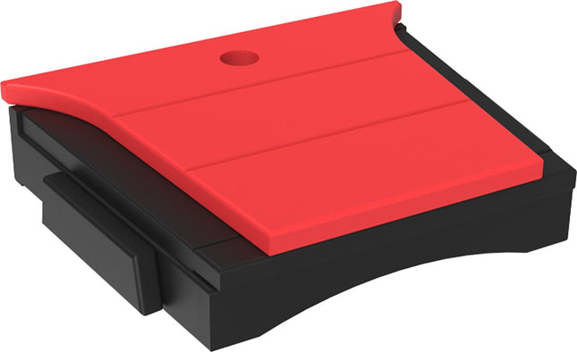 LuxCraft Balcony Tete-a-Tete Table (Red & Black)