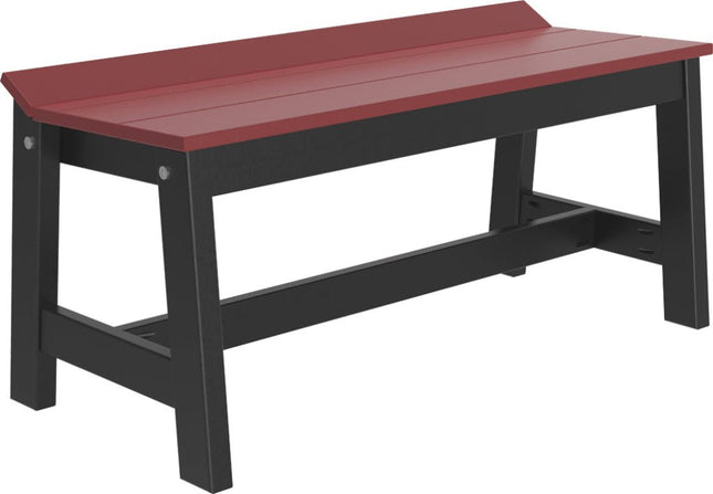 Café Dining Bench (41") Cherrywood & Black