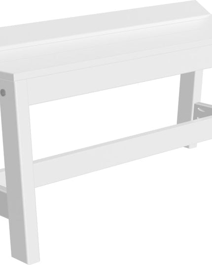 Café Dining Bench (41") White