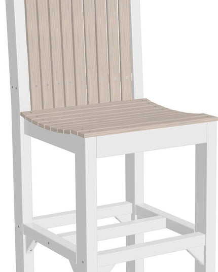 LuxCraft Classic Side Chair (Bar Height) Birch & White