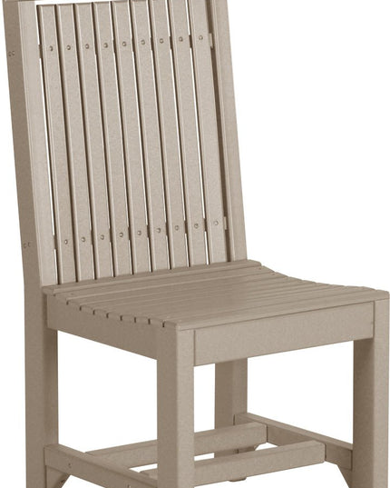 LuxCraft Classic Side Chair (Dining Height) Weatherwood