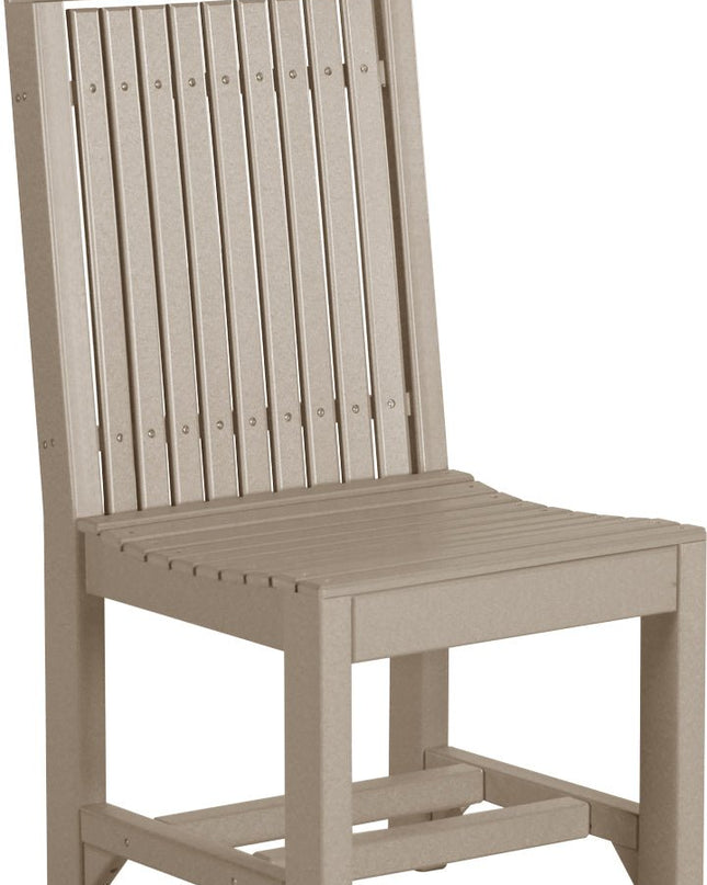 LuxCraft Classic Side Chair (Dining Height) Weatherwood