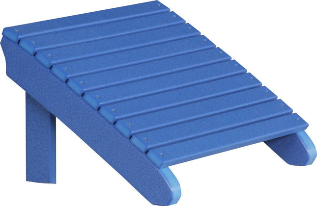 LuxCraft Deluxe Adirondack  Footrest (Blue)