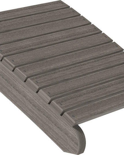 LuxCraft Deluxe Adirondack  Footrest (Coastal Gray)