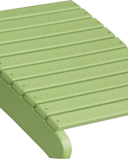 LuxCraft Deluxe Adirondack  Footrest (Lime Green)