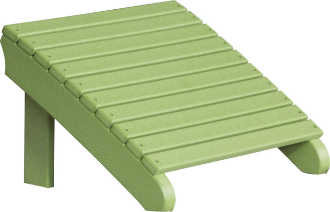 LuxCraft Deluxe Adirondack  Footrest (Lime Green)