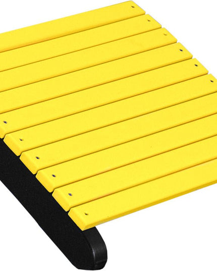LuxCraft Deluxe Adirondack  Footrest (Yellow & Black)