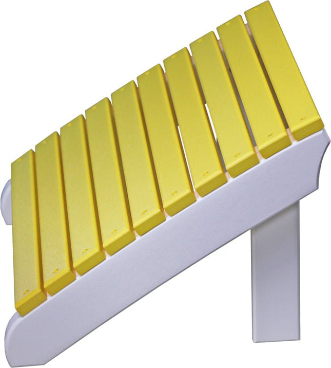 LuxCraft Deluxe Adirondack  Footrest (Yellow & White)