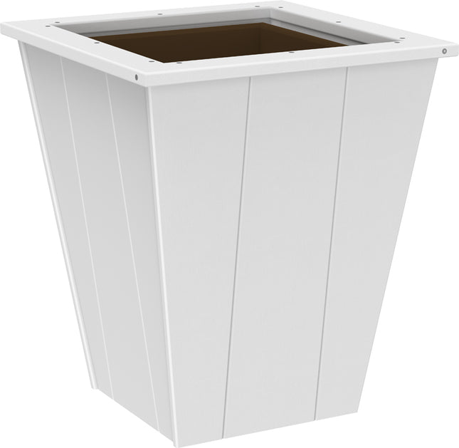 LuxCraft Elite 26″ Planter featured in white