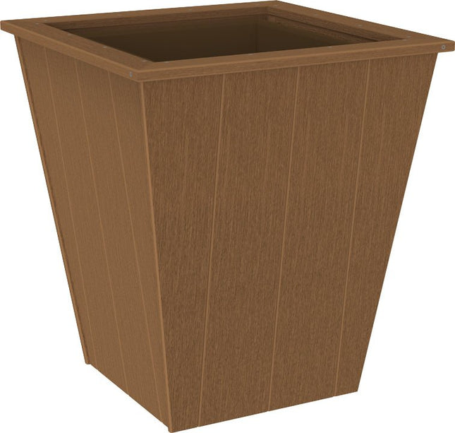 LuxCraft Elite 26″ Planter featured in antique mahogany