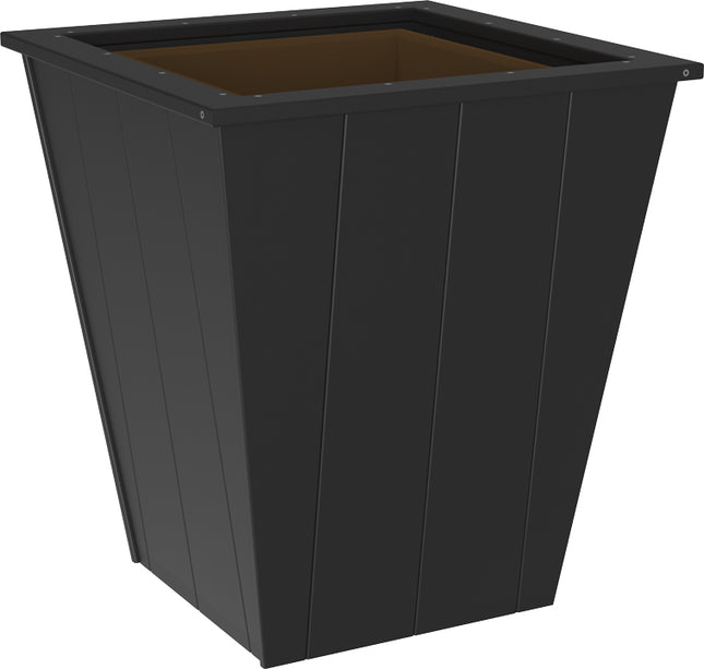 LuxCraft Elite 26″ Planter featured in black