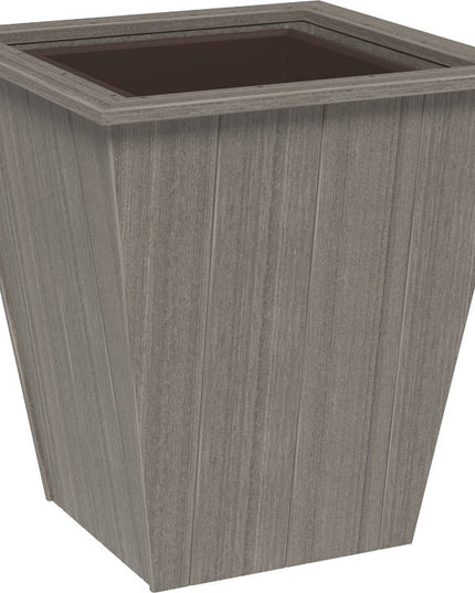 LuxCraft Elite 26″ Planter featured in coastal gray