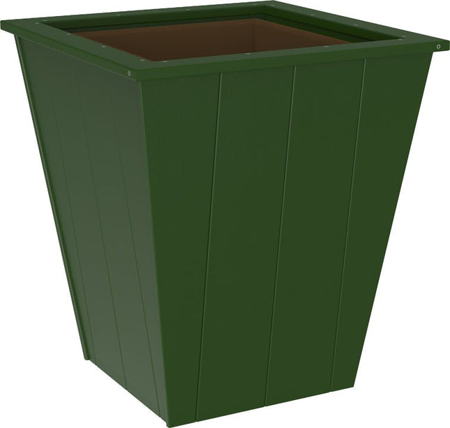LuxCraft Elite 26″ Planter featured in green