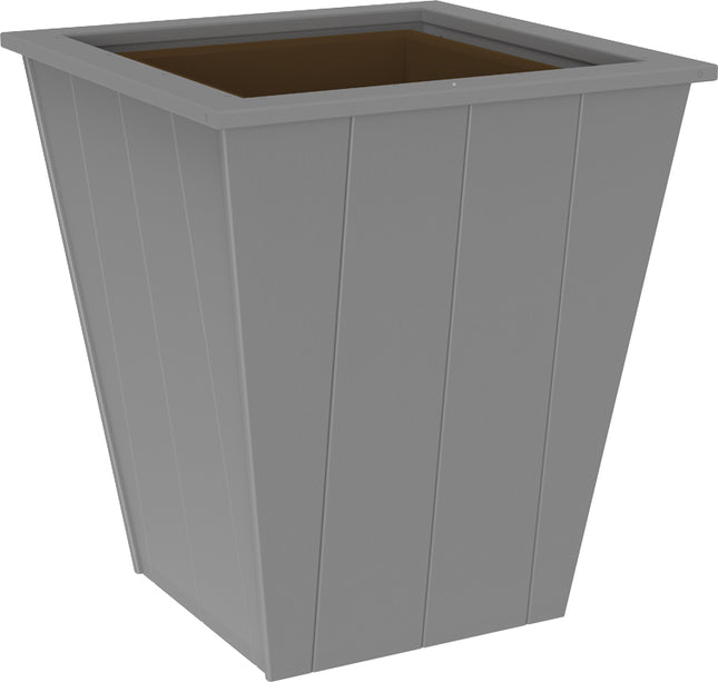 LuxCraft Elite 26″ Planter featured in dove gray