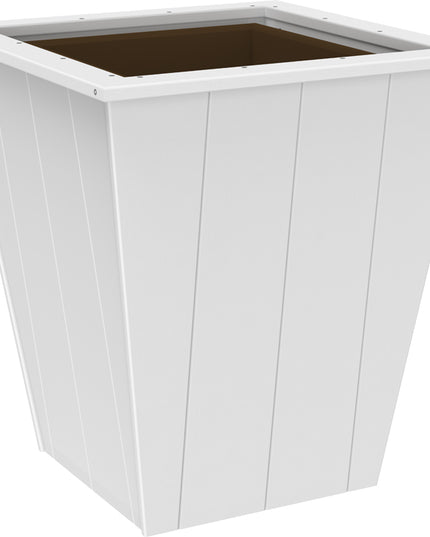 LuxCraft Elite 22″ Planter featured in white