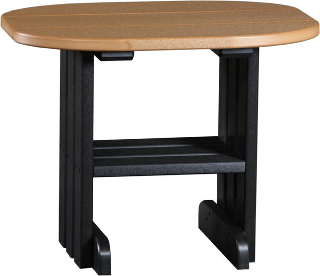 LuxCraft End Table (Cedar & Black)