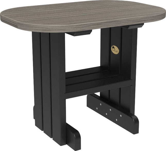 LuxCraft End Table (Coastal Gray & Black)