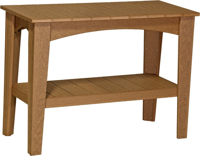 LuxCraft Island Buffet Table (Antique Mahogany)