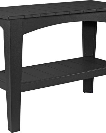 LuxCraft Island Buffet Table (Black)