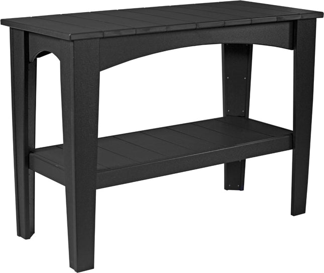 LuxCraft Island Buffet Table (Black)