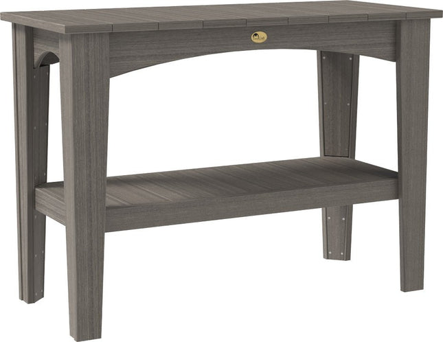 LuxCraft Island Buffet Table (Coastal Gray)