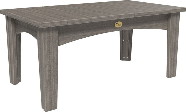 LuxCraft Island Coffee Table (Coastal Gray)