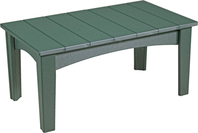 LuxCraft Island Coffee Table (Green)