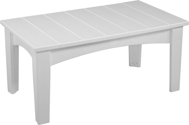 LuxCraft Island Coffee Table (White)