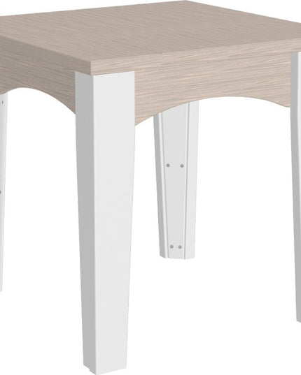 LuxCraft Island End Table (Birch & White)