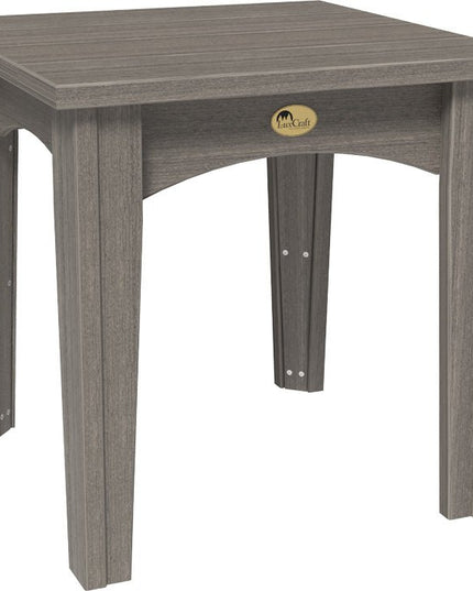 LuxCraft Island End Table (Coastal Gray)