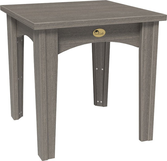 LuxCraft Island End Table (Coastal Gray)