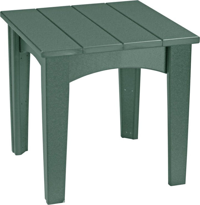 LuxCraft Island End Table (Green)