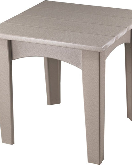 LuxCraft Island End Table (Weatherwood)