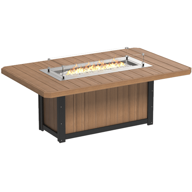 Lumin Fire Table - LuxCraft 79" Rectangular