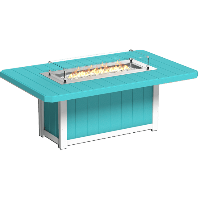 Lumin Fire Table - LuxCraft 79" Rectangular