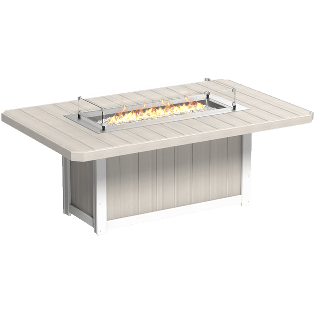 Lumin Fire Table - LuxCraft 79" Rectangular