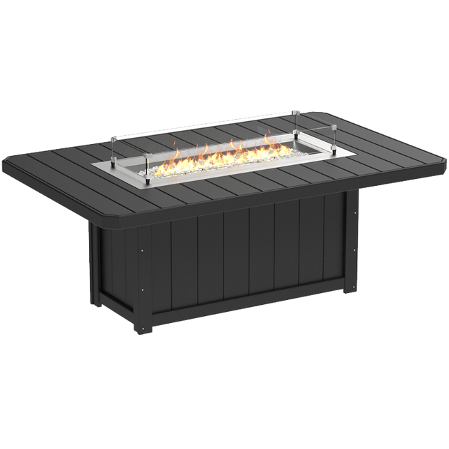 Lumin Fire Table - LuxCraft 79" Rectangular