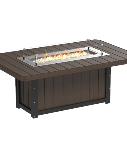 Lumin Fire Table - LuxCraft 79" Rectangular