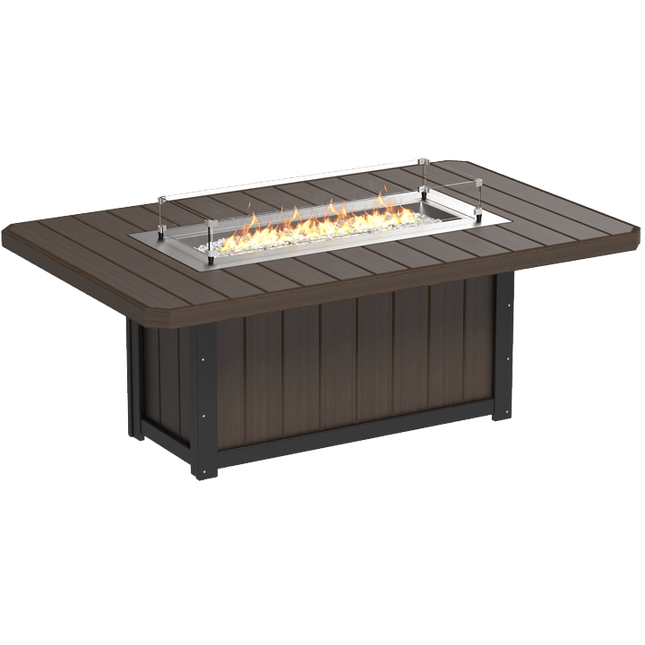 Lumin Fire Table - LuxCraft 79" Rectangular