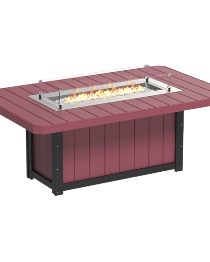 Lumin Fire Table - LuxCraft 79" Rectangular