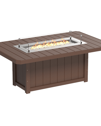 Lumin Fire Table - LuxCraft 79" Rectangular