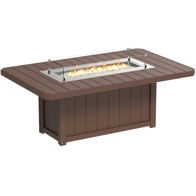 Lumin Fire Table - LuxCraft 79" Rectangular