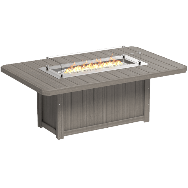 Lumin Fire Table - LuxCraft 79" Rectangular