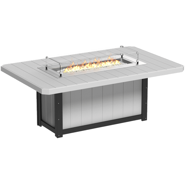 Lumin Fire Table - LuxCraft 79" Rectangular