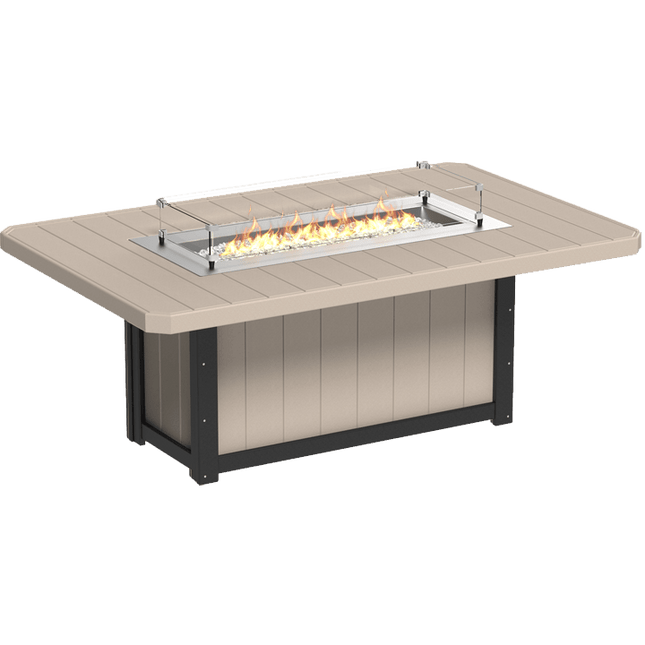 Lumin Fire Table - LuxCraft 79" Rectangular