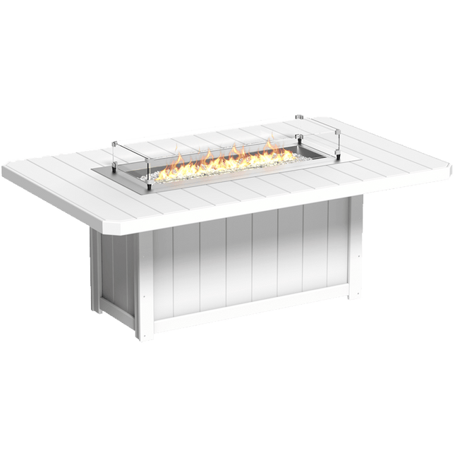 Lumin Fire Table - LuxCraft 79" Rectangular