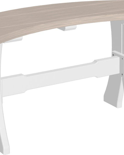 LuxCraft Poly 28" Table  Bench (Birch & White)
