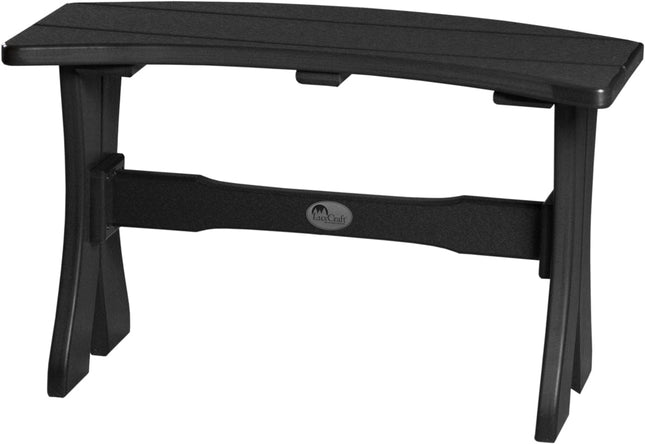 LuxCraft Poly 28" Table  Bench (Black)